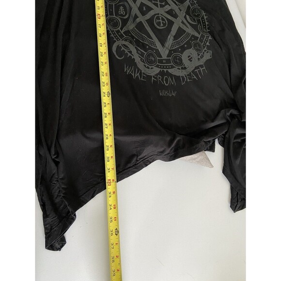 Killstar Gothic Tunic Dress XS Black Womens Wake From Death Ritual Oversized Top - Picture 7 of 11